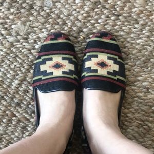 Jon Josef Aztec Needlepoint Smoking Loafer